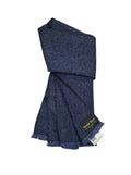 City Sport Donegal Tweed Full Length Scarf - Blue Fleck Herringbone image 0
