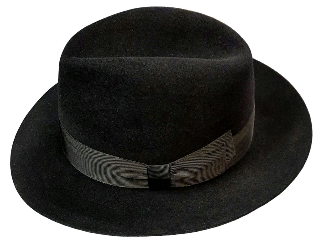 Susquehana Mason Classic Trilby Hat - Black Luxury Feel image 2
