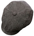Failsworth Alfie Linen Urban Baker Boy Cap – Grey image 0