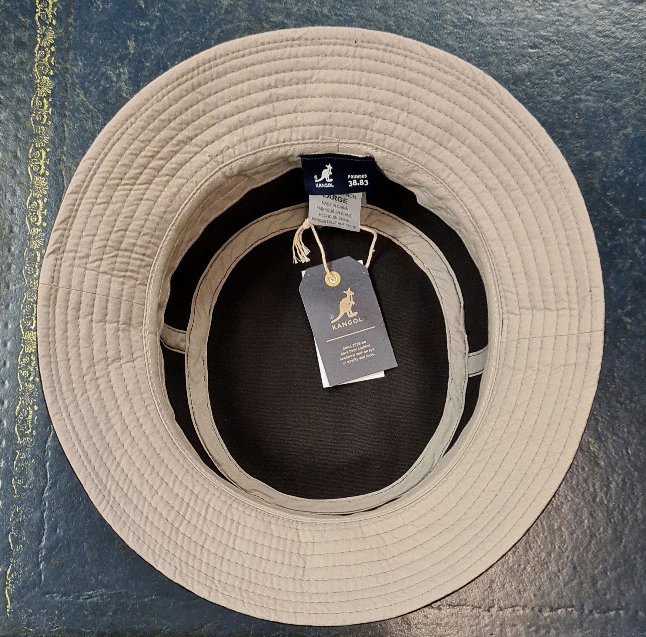 Kangol Striped Lahinch Bucket Hat - Black image 2