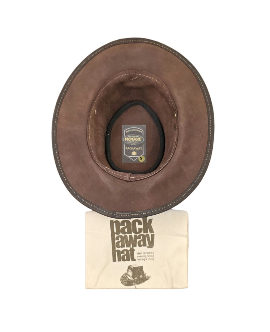 Rogue Oiled Suede Packaway Hat – Brown image 1
