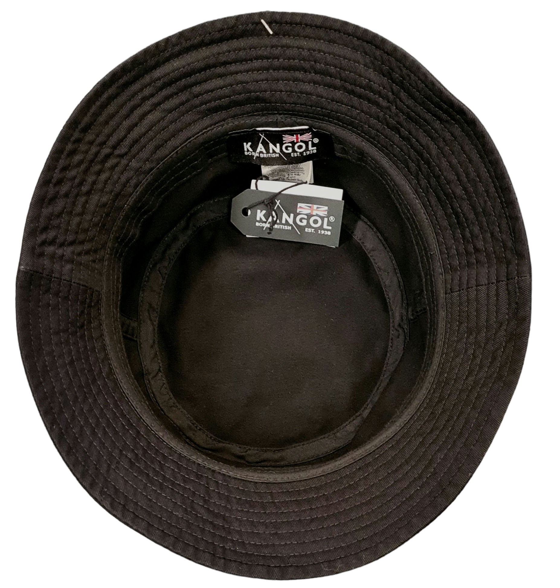 Kangol Washed Bucket Hat – Black image 2