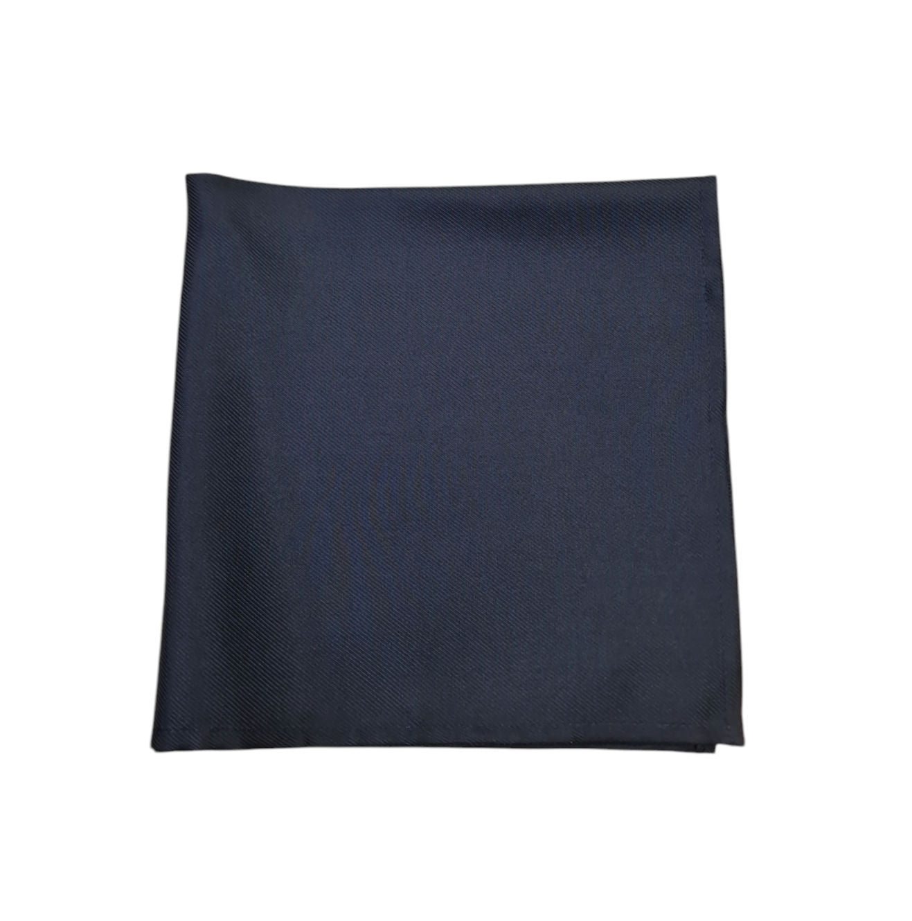 Pure Silk Hankie – Textured Navy image 0