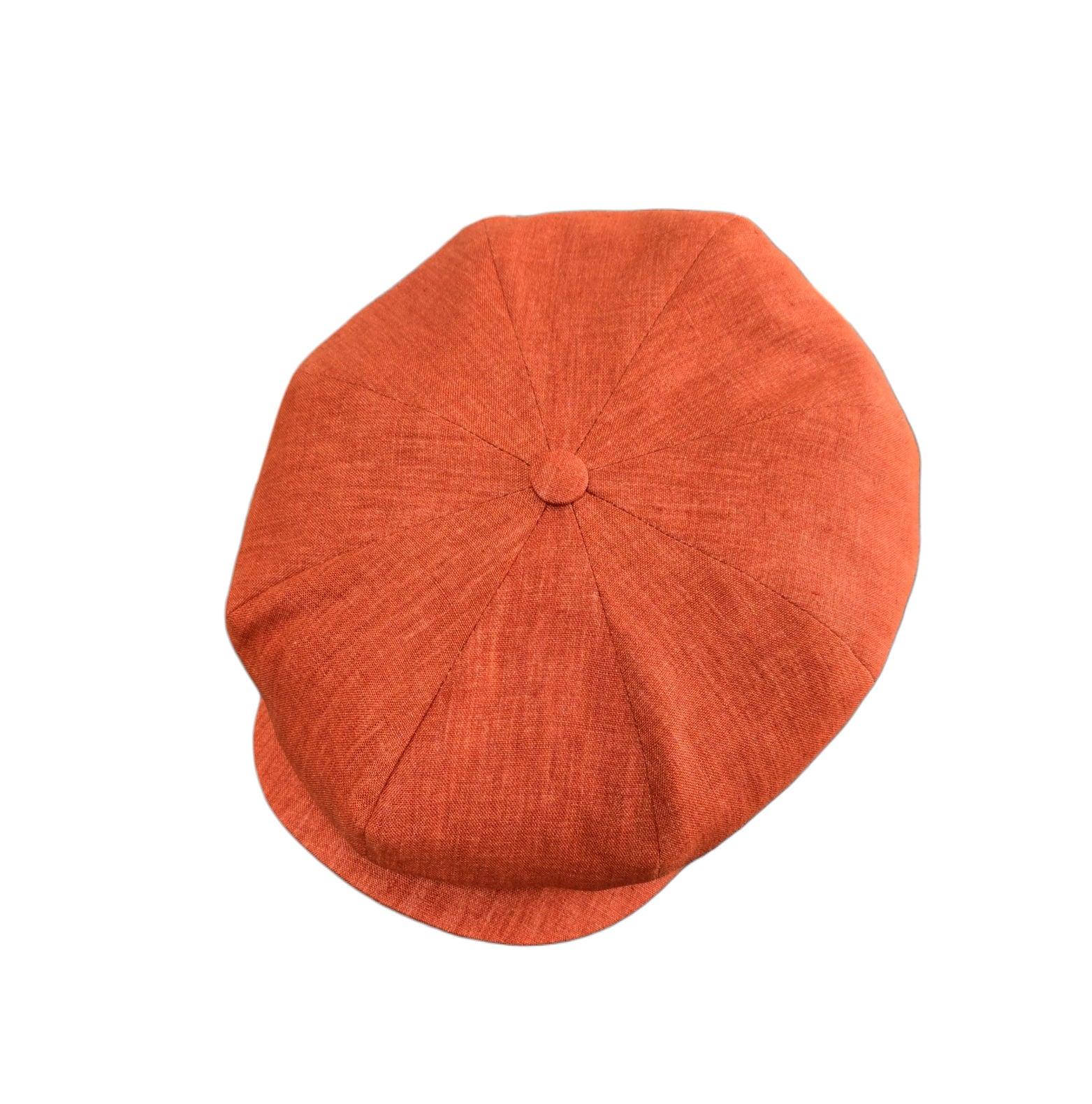 City Sport Fulham Urban Baker Boy Cap – Tonic Terracotta Linen image 0