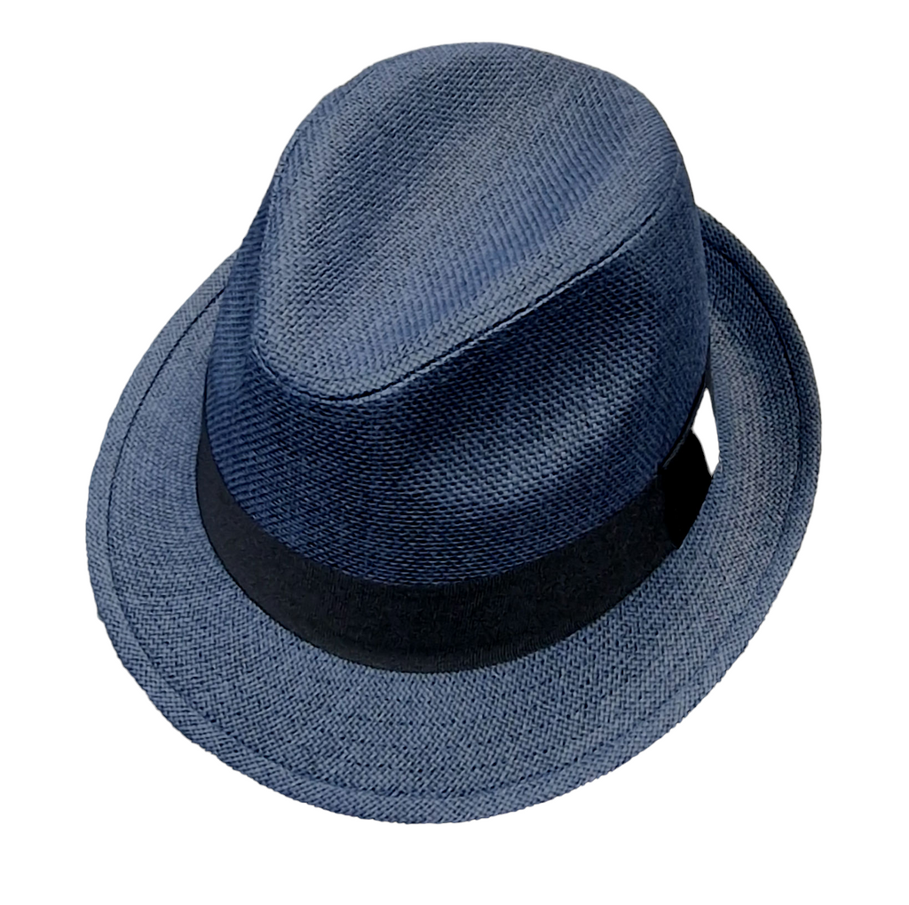 Failsworth Paperstraw Trilby – Navy image 2
