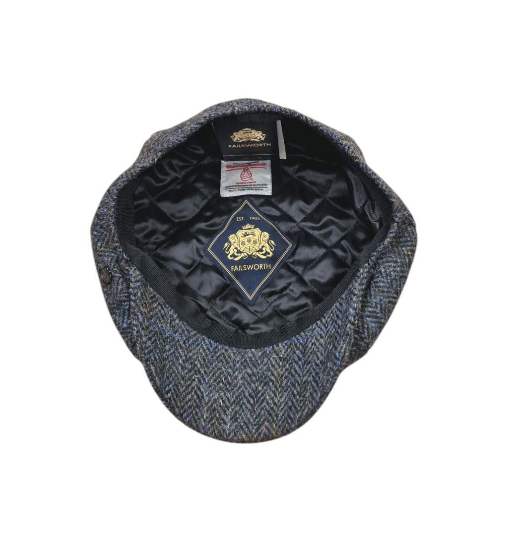 Failsworth Carloway 2012 Urban Baker Boy Cap – Blue Panecheck image 1