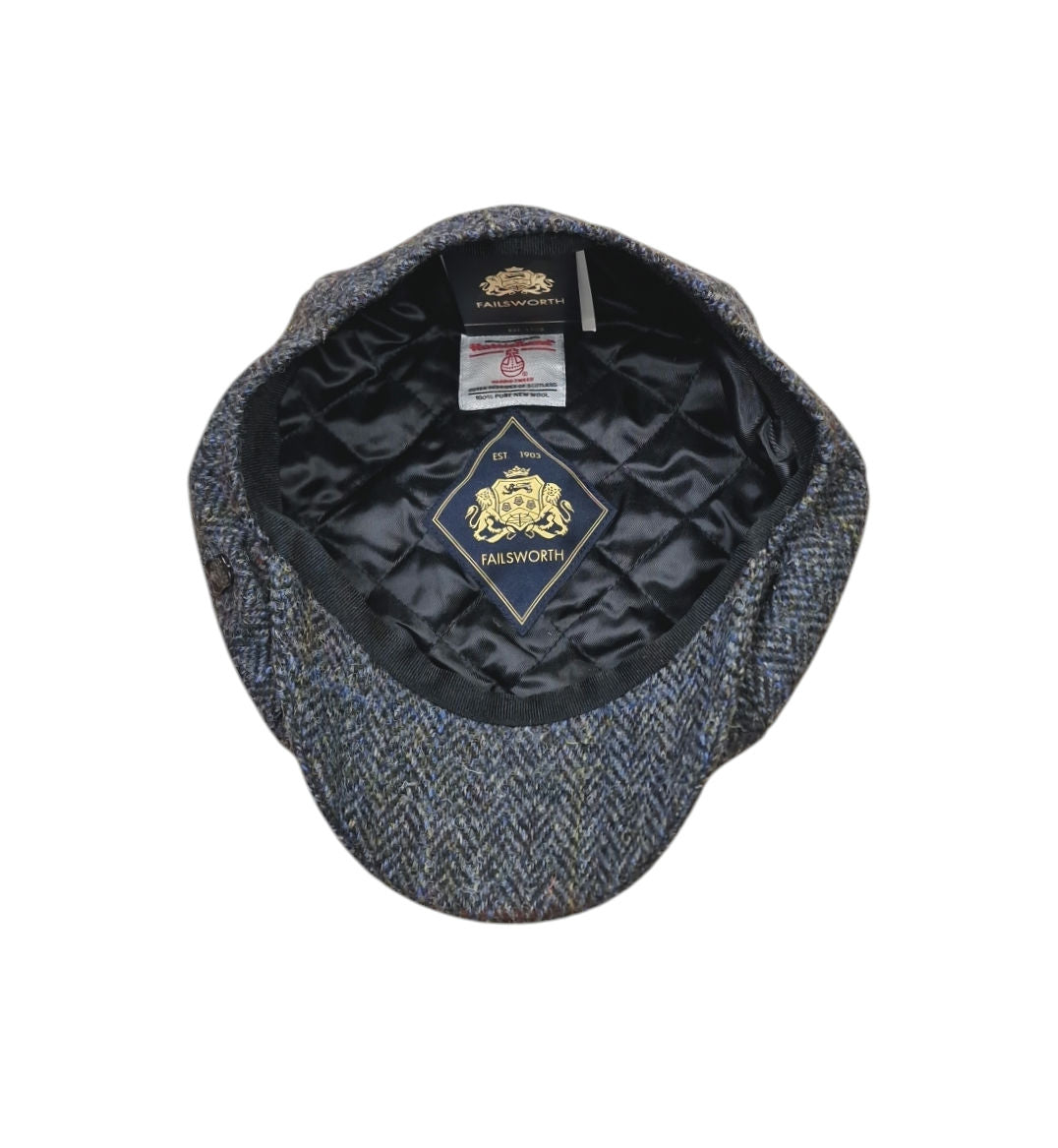 Failsworth Carloway 2012 Urban Baker Boy Cap – Blue Panecheck image 1