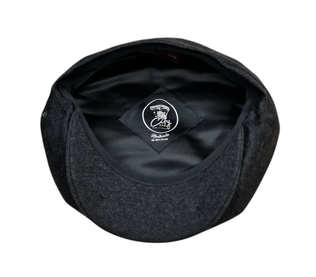 City Sport Oversized Baker Boy 11.5" Cashmere - Charcoal Grey image 1
