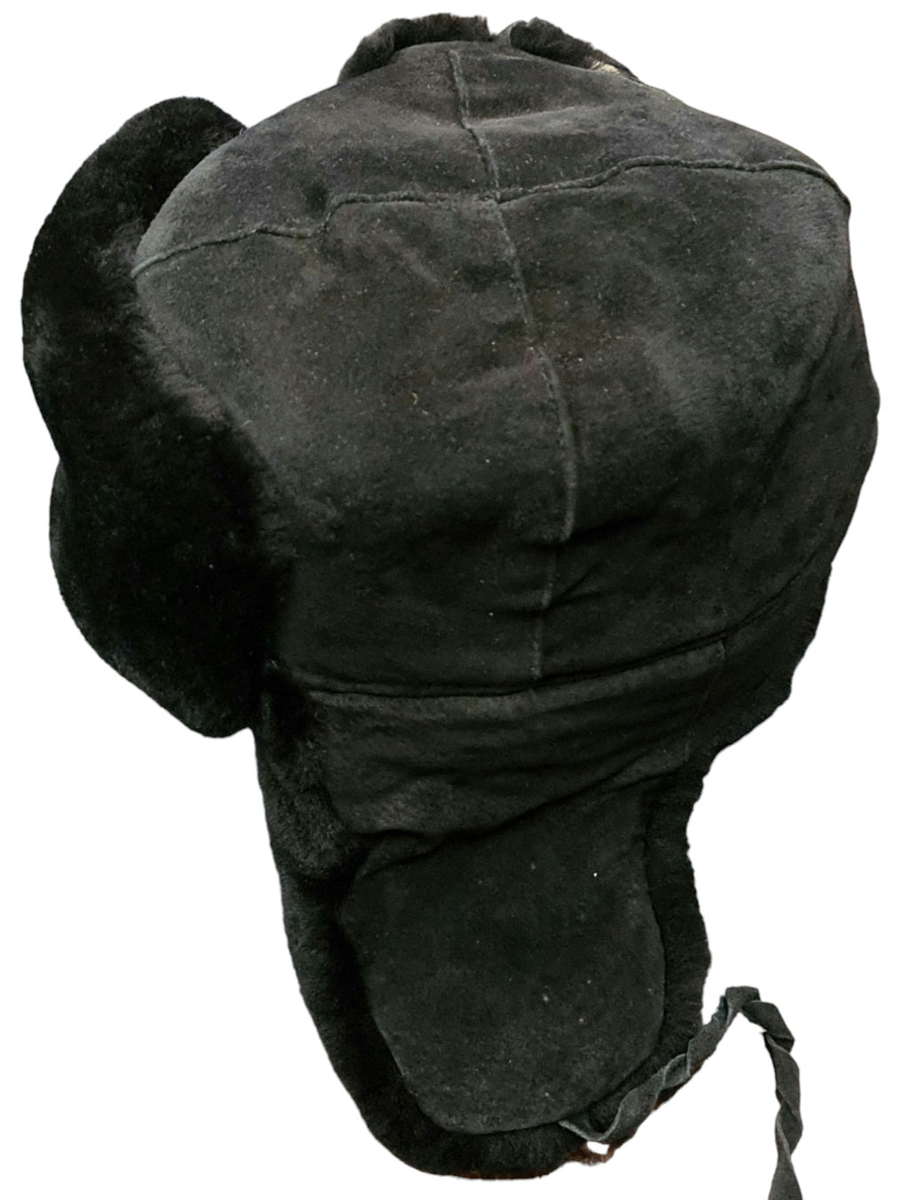 City Sport Sheepskin Trapper Hat - Black image 2
