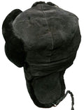 City Sport Sheepskin Trapper Hat - Black image 2
