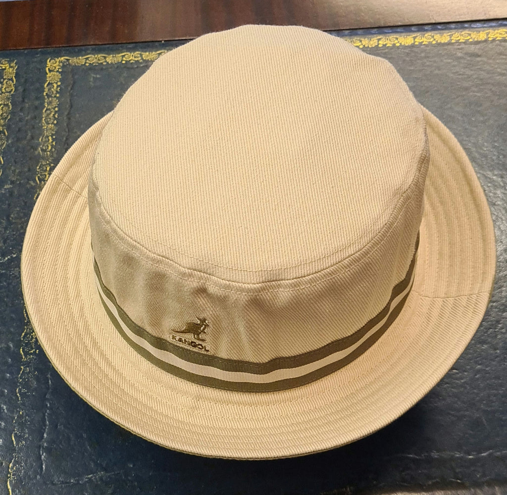 Kangol Striped Lahinch Bucket Hat - Beige image 1
