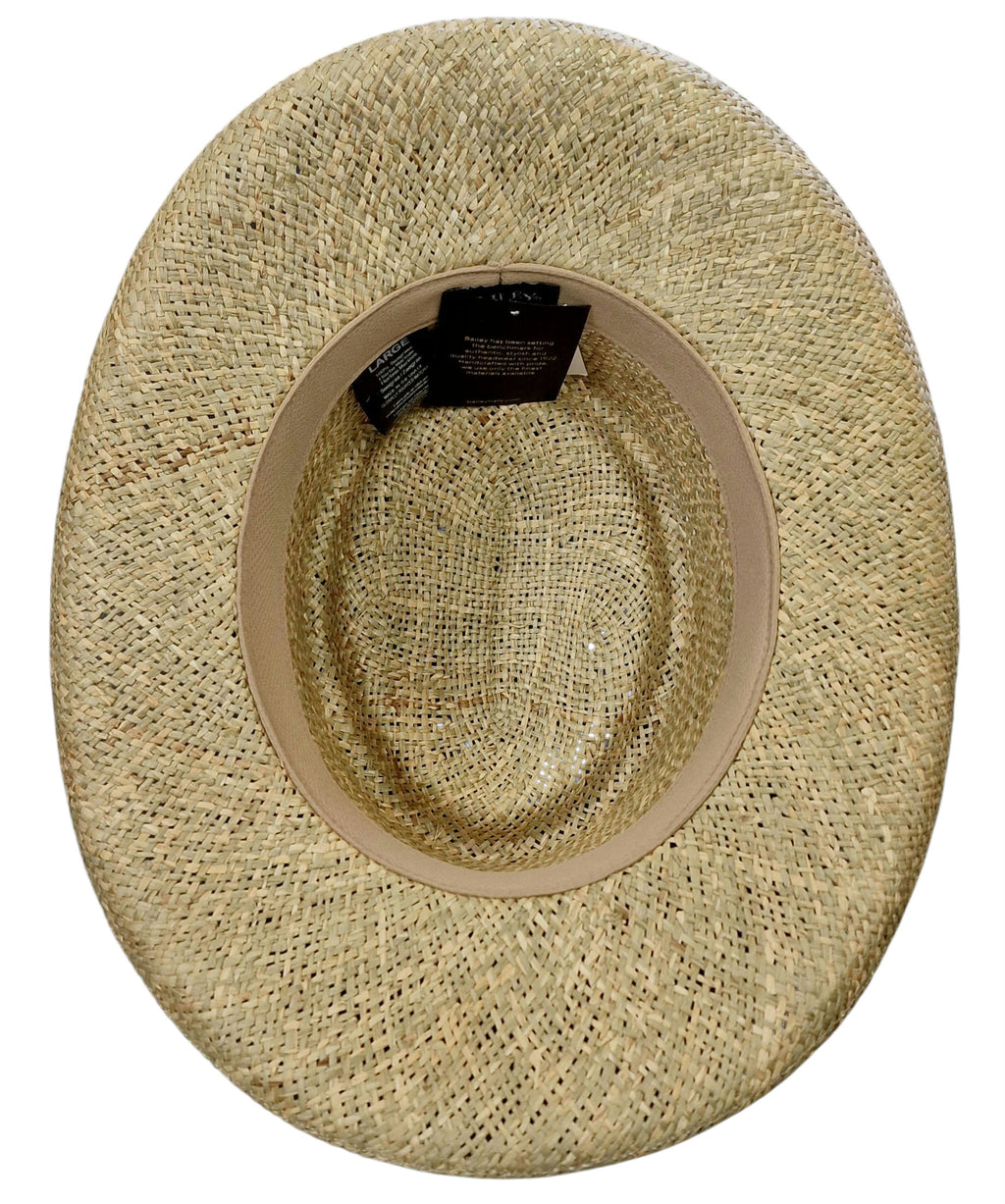 Bailey Melton Seagrass Gambler Style Hat - Natural image 1