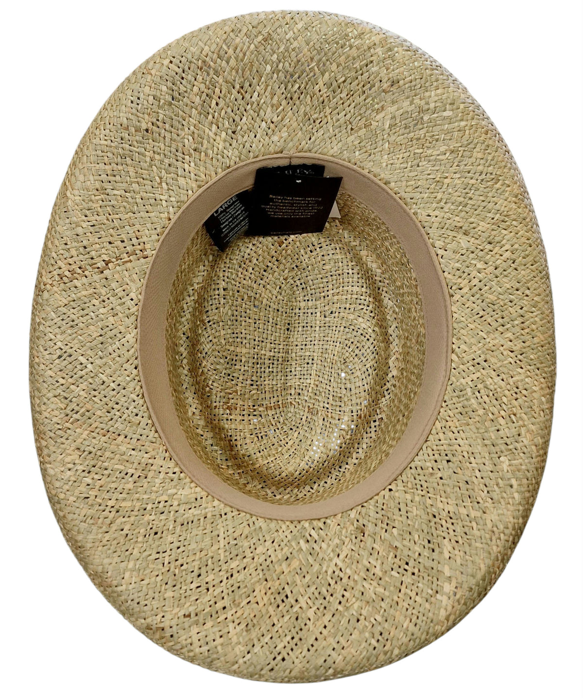 Bailey Melton Seagrass Gambler Style Hat - Natural image 1