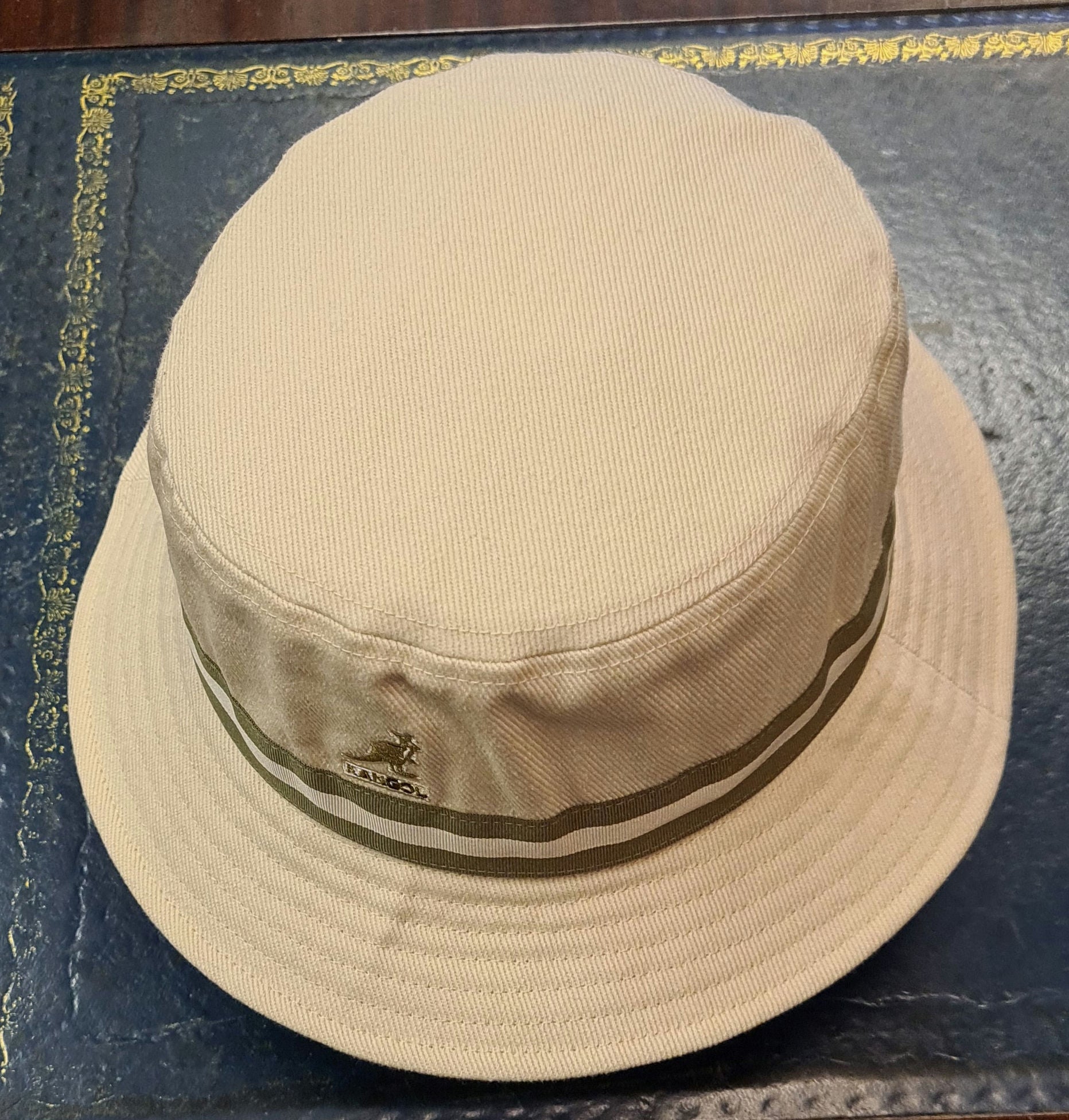 Kangol Striped Lahinch Bucket Hat - Beige image 3