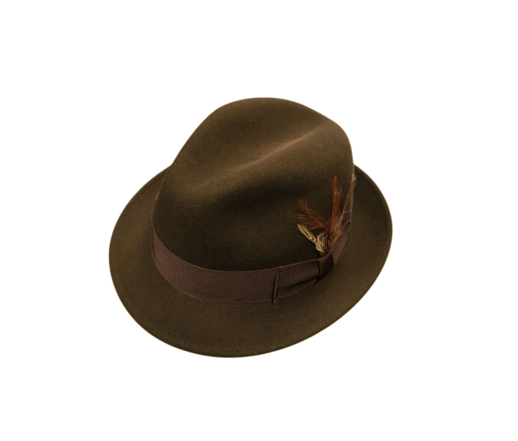Bailey Tino Wool Felt Trilby – Brown  image 0