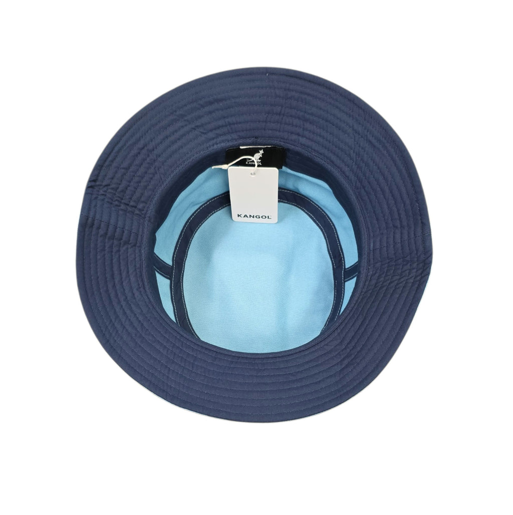 Kangol Striped Lahinch Bucket Hat – Light Blue image 1