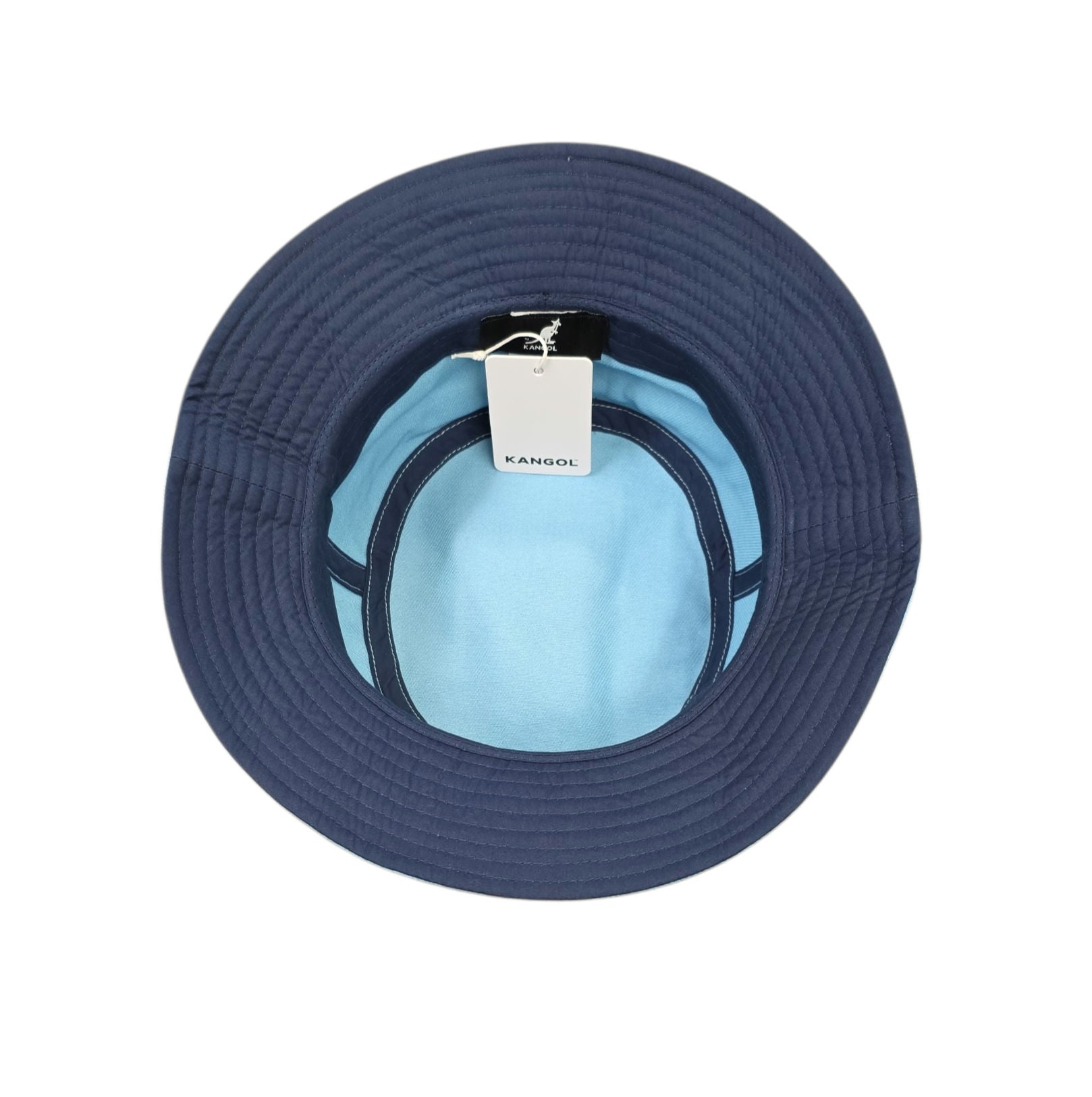 Kangol Striped Lahinch Bucket Hat – Light Blue image 1