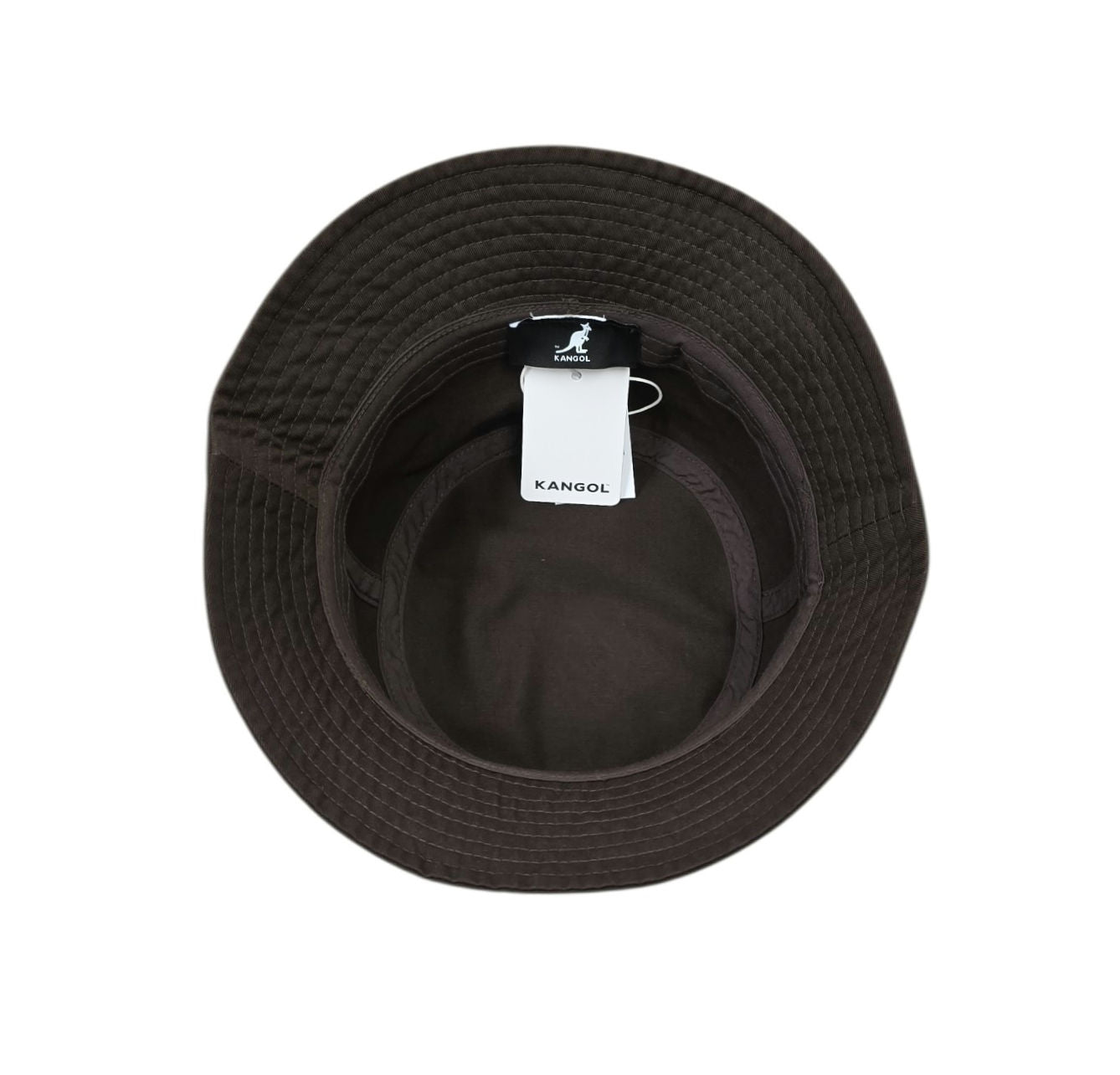 Kangol Washed Bucket Hat - Coffee Bean (Brown) image 1