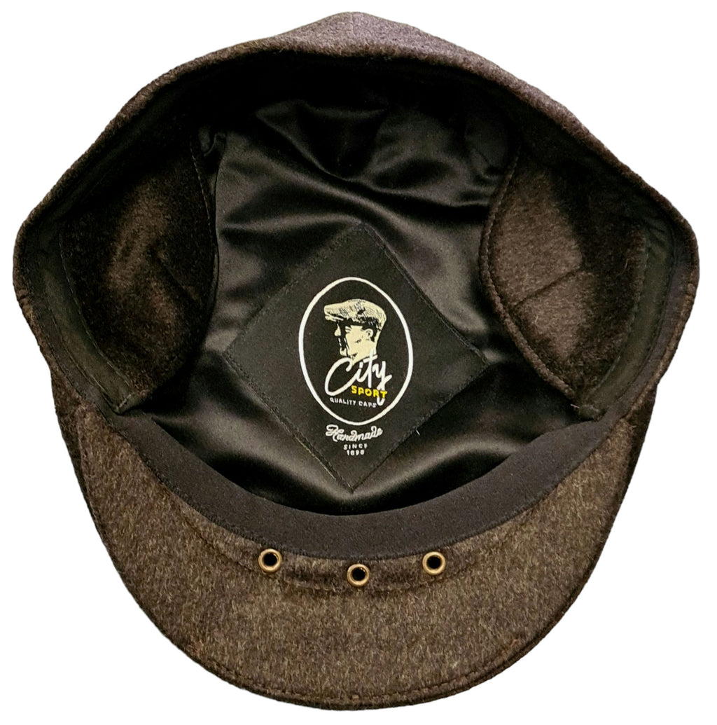 City Sport Loden Earflap Driving Cap - Bronze/Brown image 1