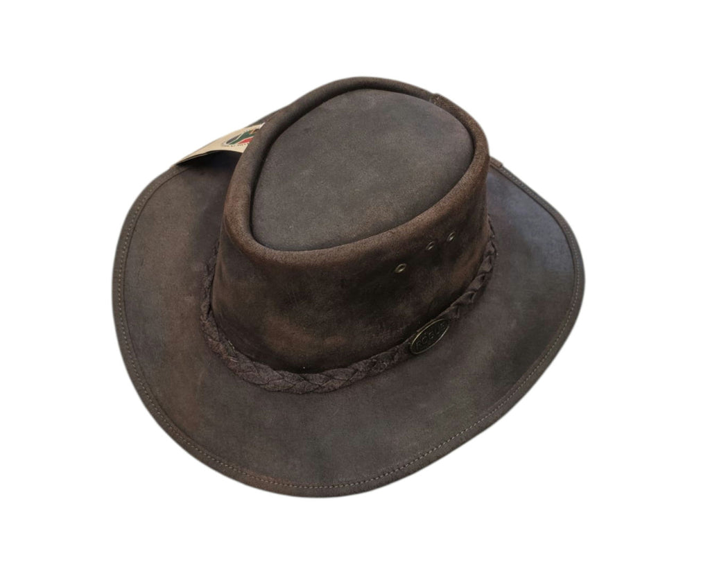 Rogue Oiled Suede Packaway Hat – Brown image 0