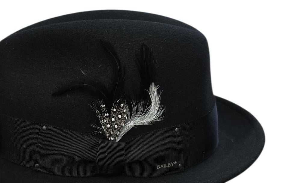 Bailey Tino Wool Felt Trilby – Black image 2
