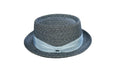 Bailey Waits Pork Pie – Blue/Grey | Classic Atlantic Crown image 1