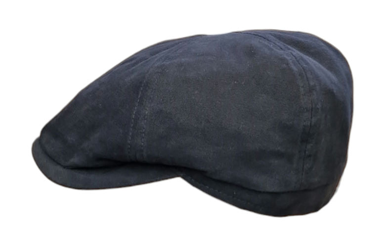 Failsworth Hudson Cotton Urban Baker Boy Cap – Navy/Salmon image 2