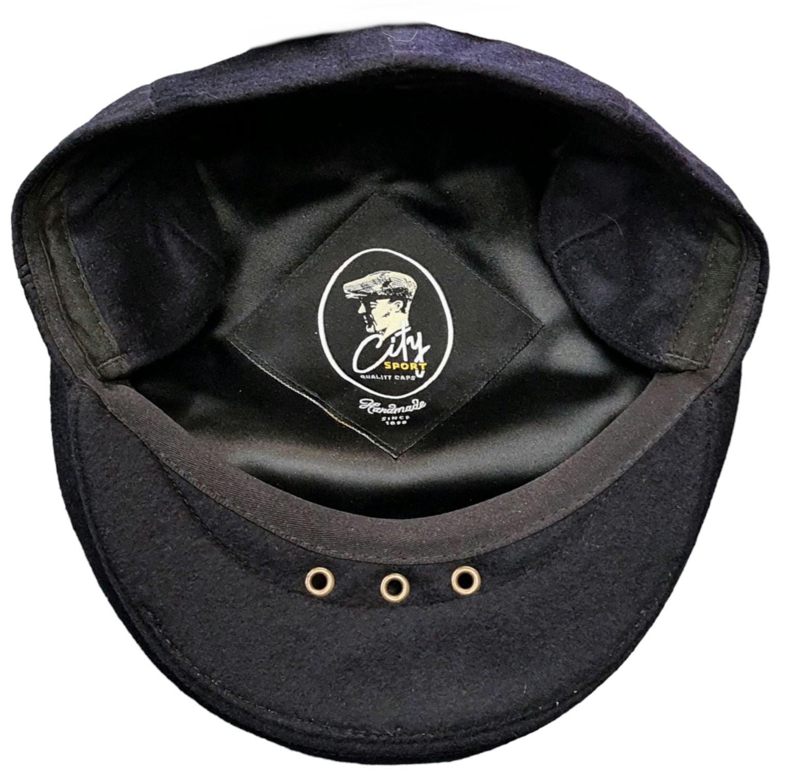 City Sport Loden Earflap Driving Cap - Dark Navy image 1