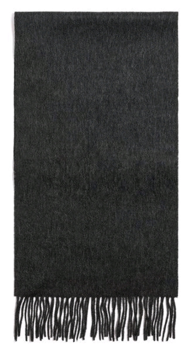 Failsworth Lambswool Scarf – Charcoal Grey image 1