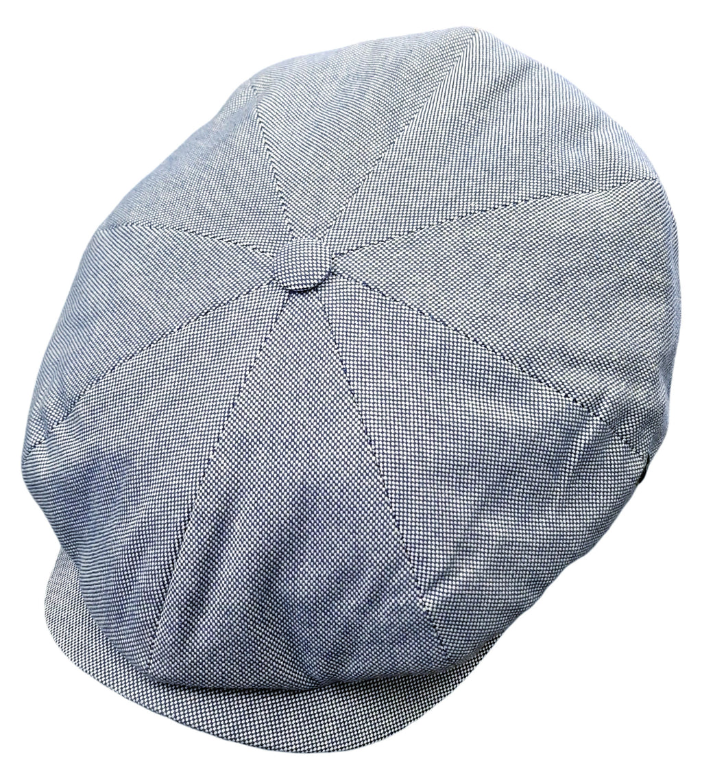 City Sport Urban Baker Boy Cap – Fine Navy Pindot image 0