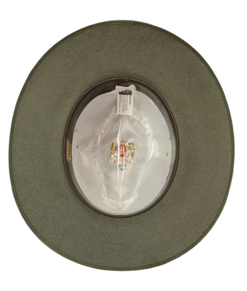 Akubra Coober Pedy - Blue Grass Green Authentic Aussie Hat with Opal Accent image 1