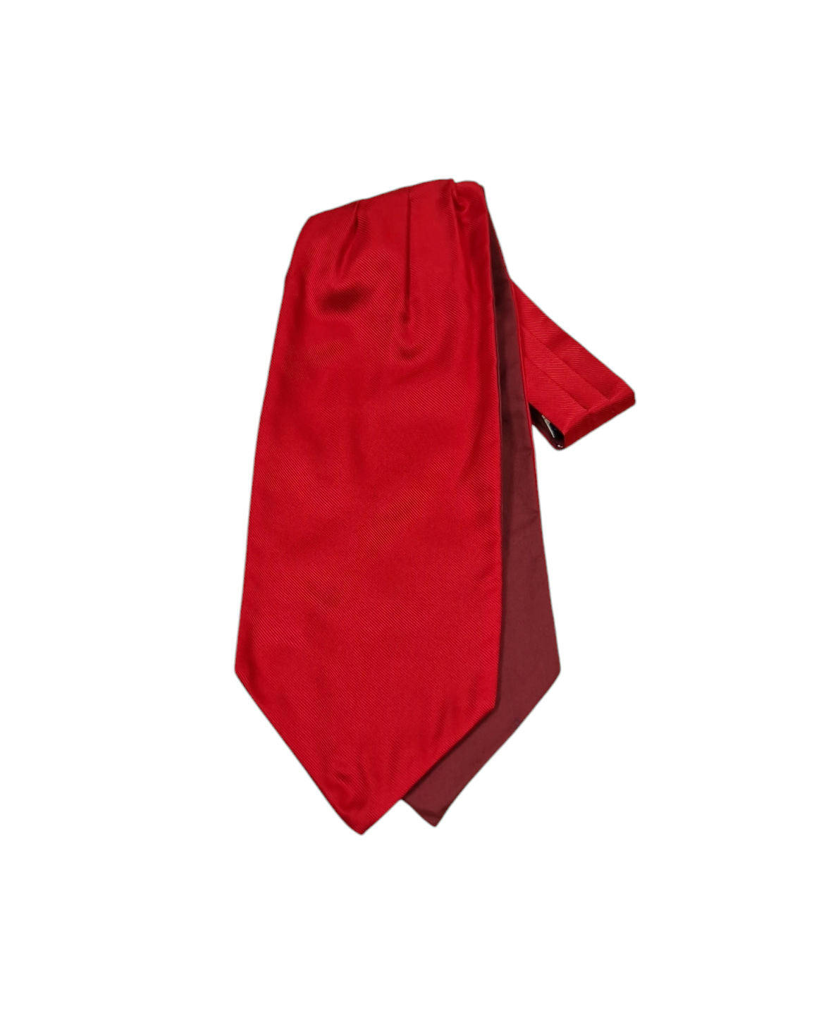 Pure Silk Cravat - Textured Red image 0