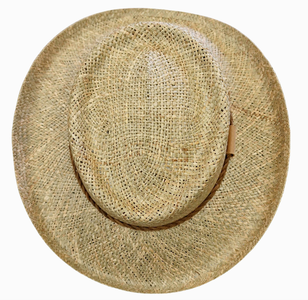 Bailey Melton Seagrass Gambler Style Hat - Natural image 3