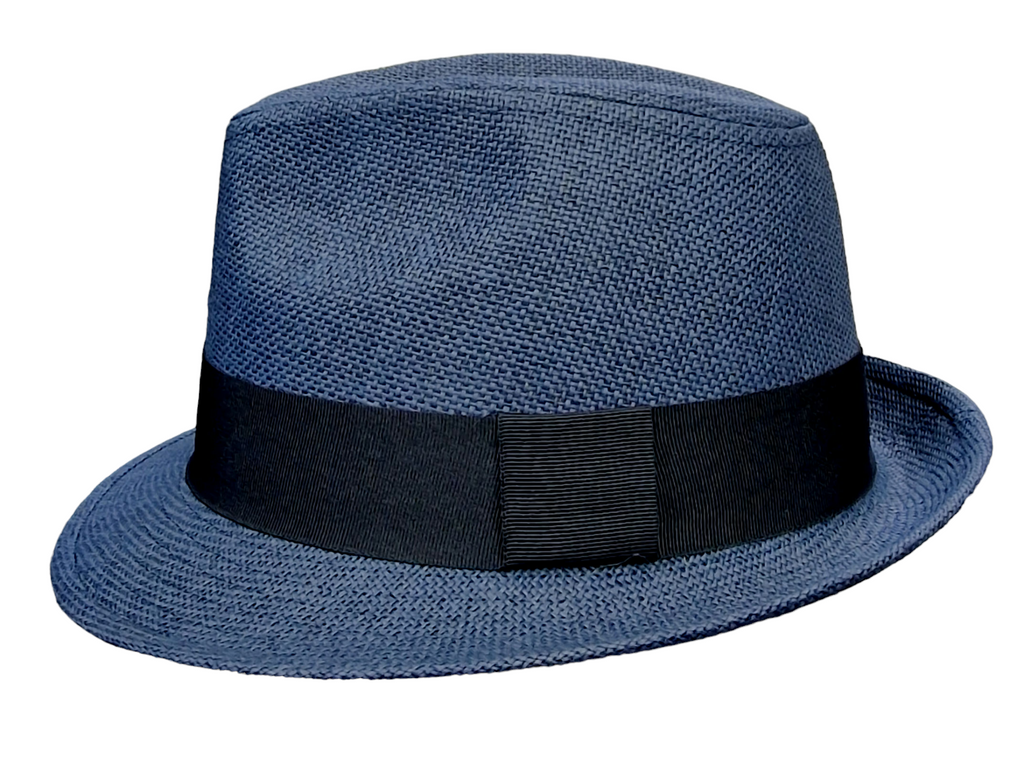 Failsworth Paperstraw Trilby – Navy image 3