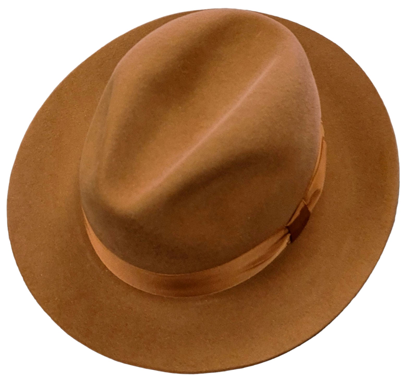 Susquehana/Gamble & Gunn Mason/Molton Classic Trilby Hat - Nutmeg Luxury Feel image 2
