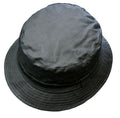 Waxed Cotton Waterproof Bucket Hat - Navy image 2
