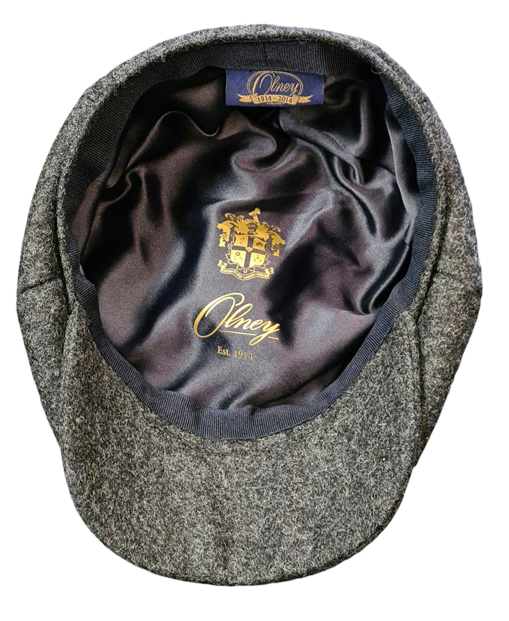 Olney Detroit Docker Baker Boy - Light Grey Tweed image 1