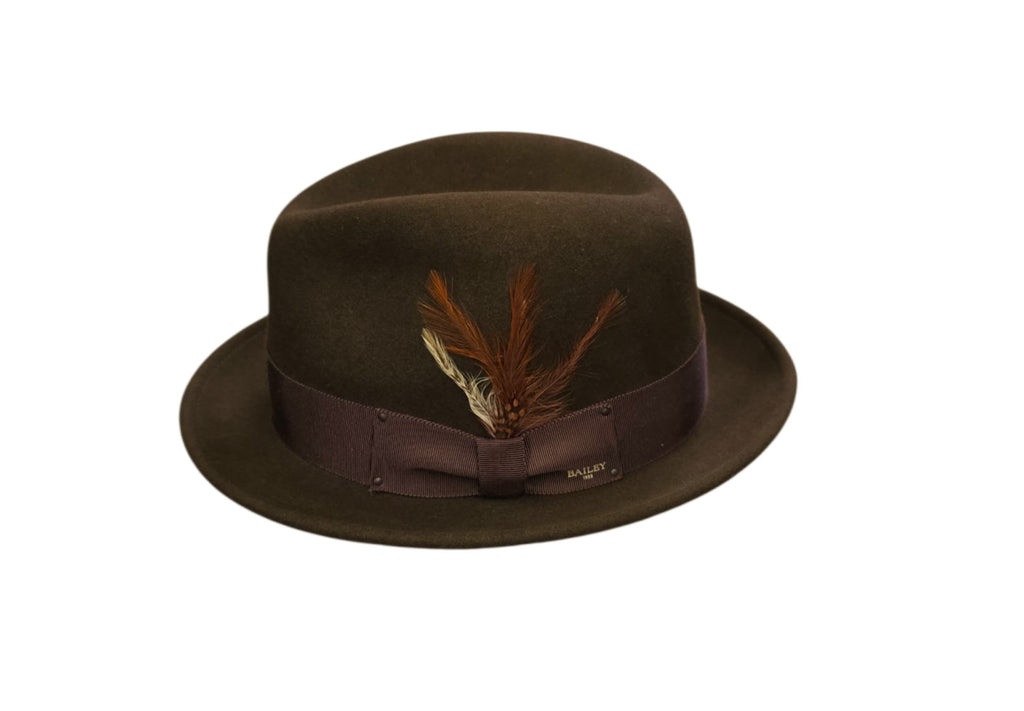Bailey Tino Wool Felt Trilby – Brown  image 1