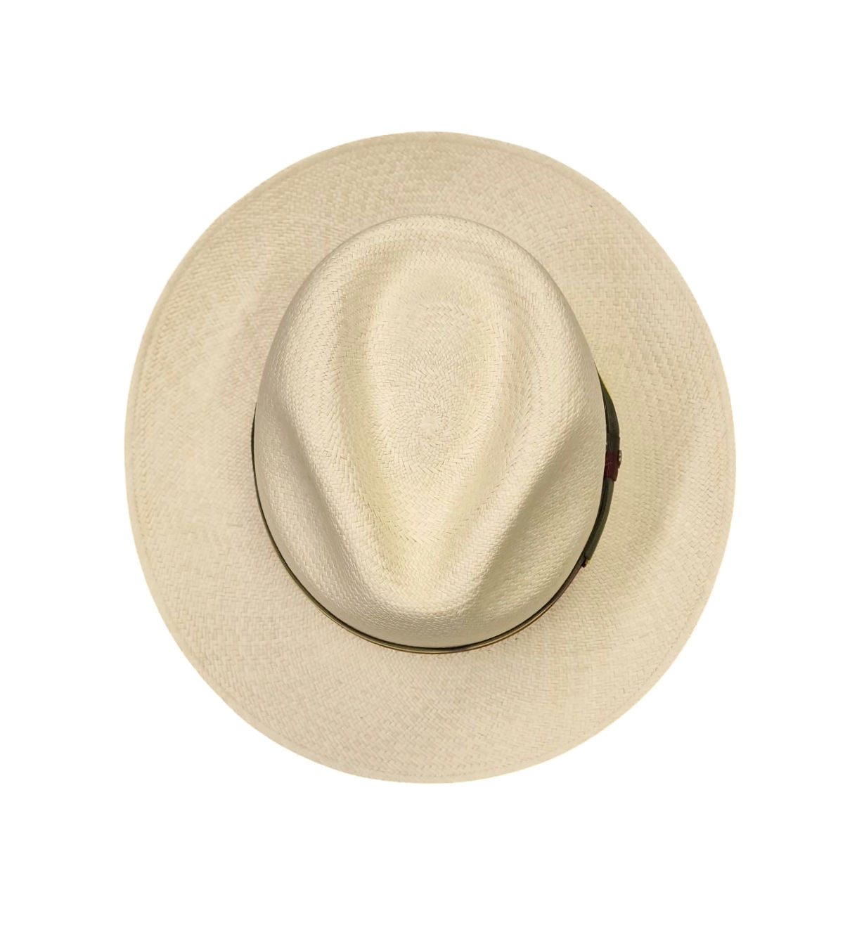 Failsworth Snap Brim Genuine Panama Hat - Khaki Stripe image 2