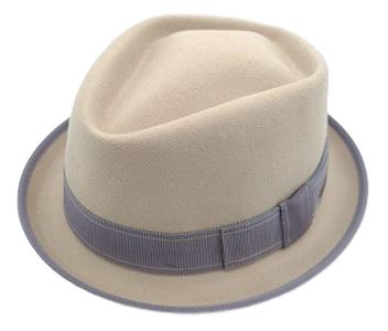 Stetson Hulett Diamond Crown Pork Pie Hat – Natural image 0
