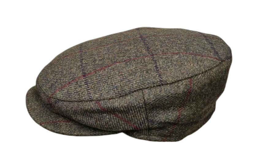 Failsworth Bond Oversized County Manor 517 Cap – Lovat Panecheck image 2
