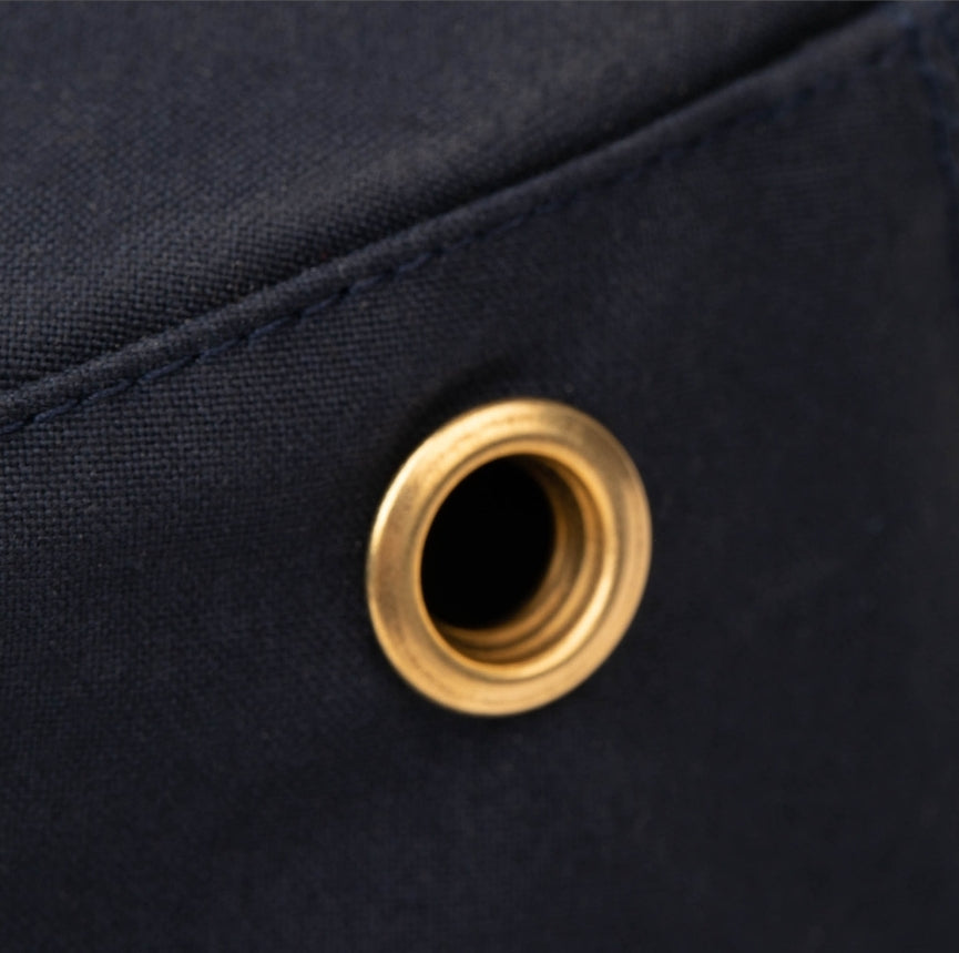 Tilley TWC7 Waxed Cotton Water Repellent - Navy/British Tan image 2