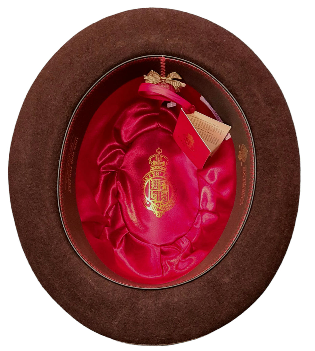 Christys' Homburg Hat – Brown image 1
