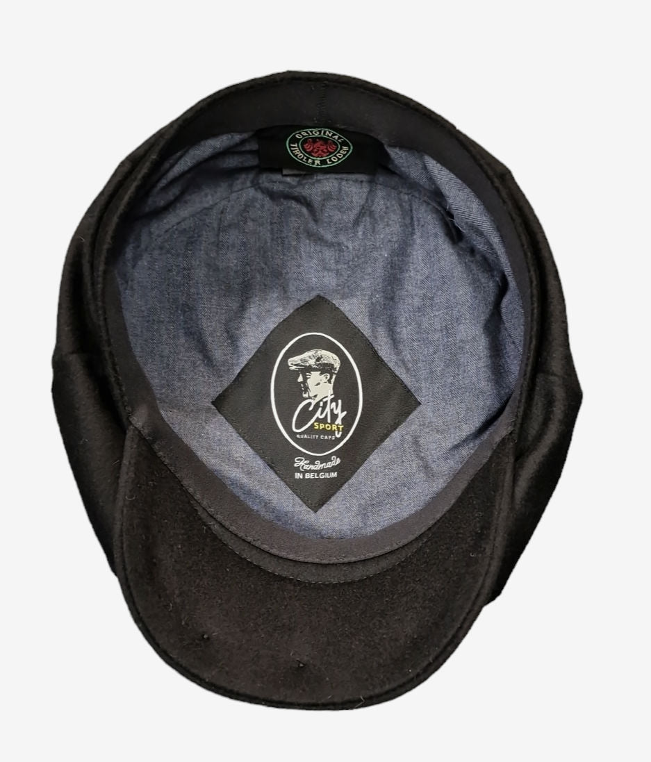 City Sport Docker Baker Boy Loden – Pure Black image 1