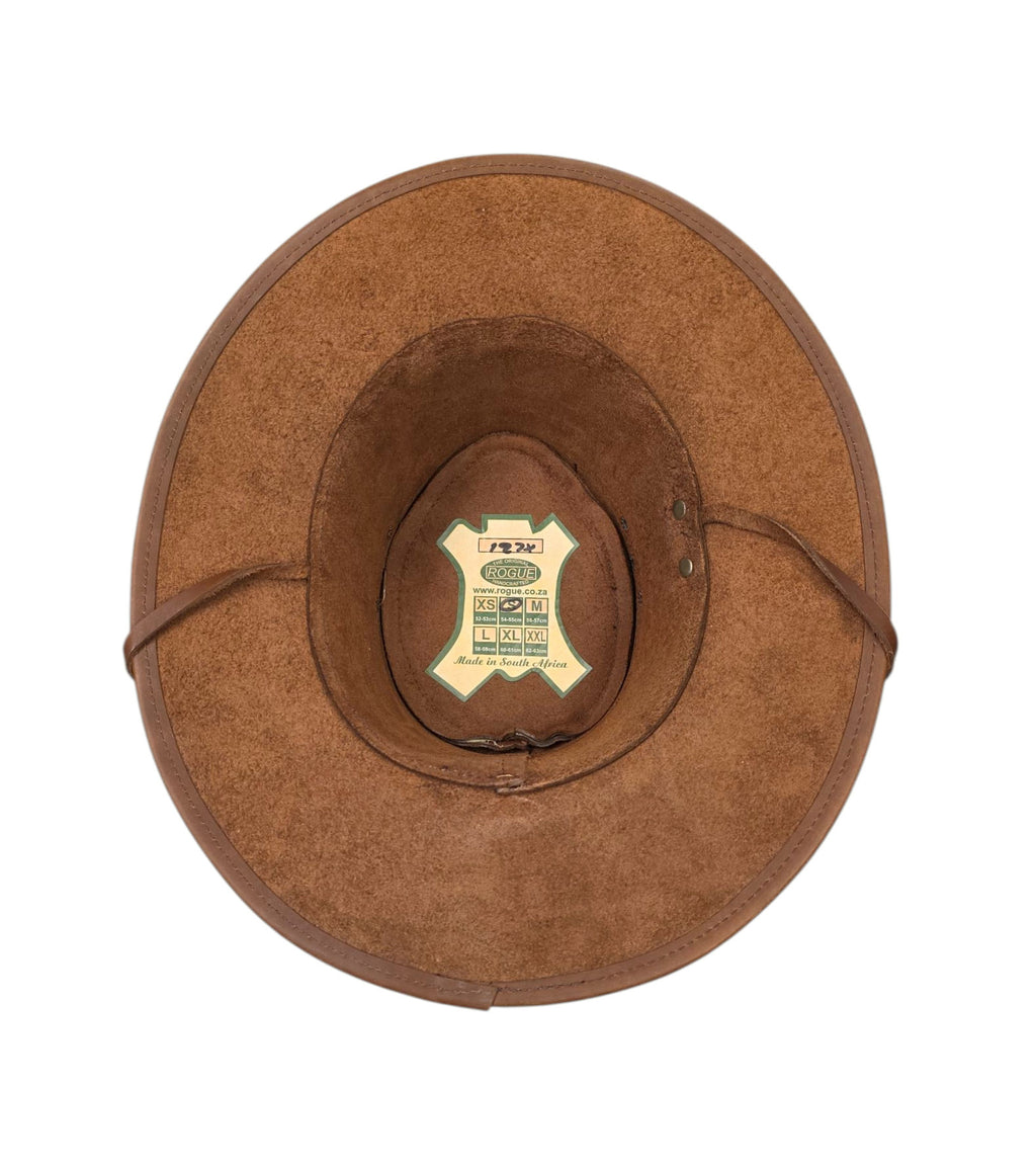 Rogue Explorer - Brown Full Grain Oiled Leather Hat image 1