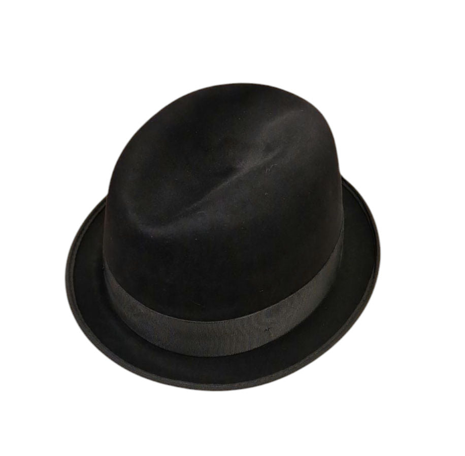 Christys' Fur Felt Mod/Beat Hat – Black image 0