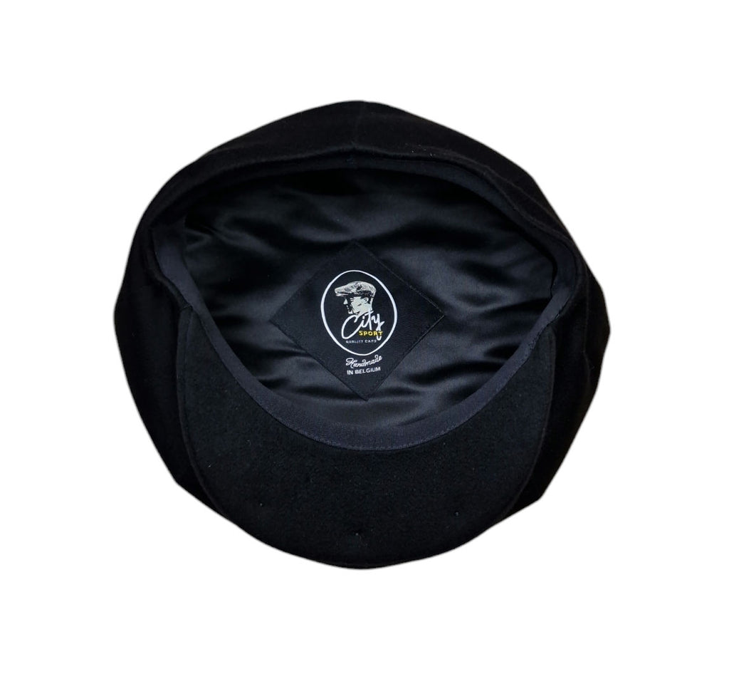 City Sport Oversized Baker Boy 11.5" Cashmere - Black image 1