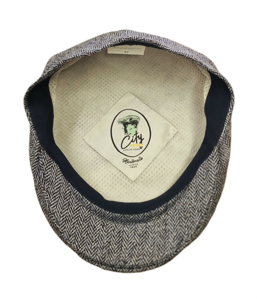 City Sport County Raw Silk - Grey/Navy Herringbone image 1
