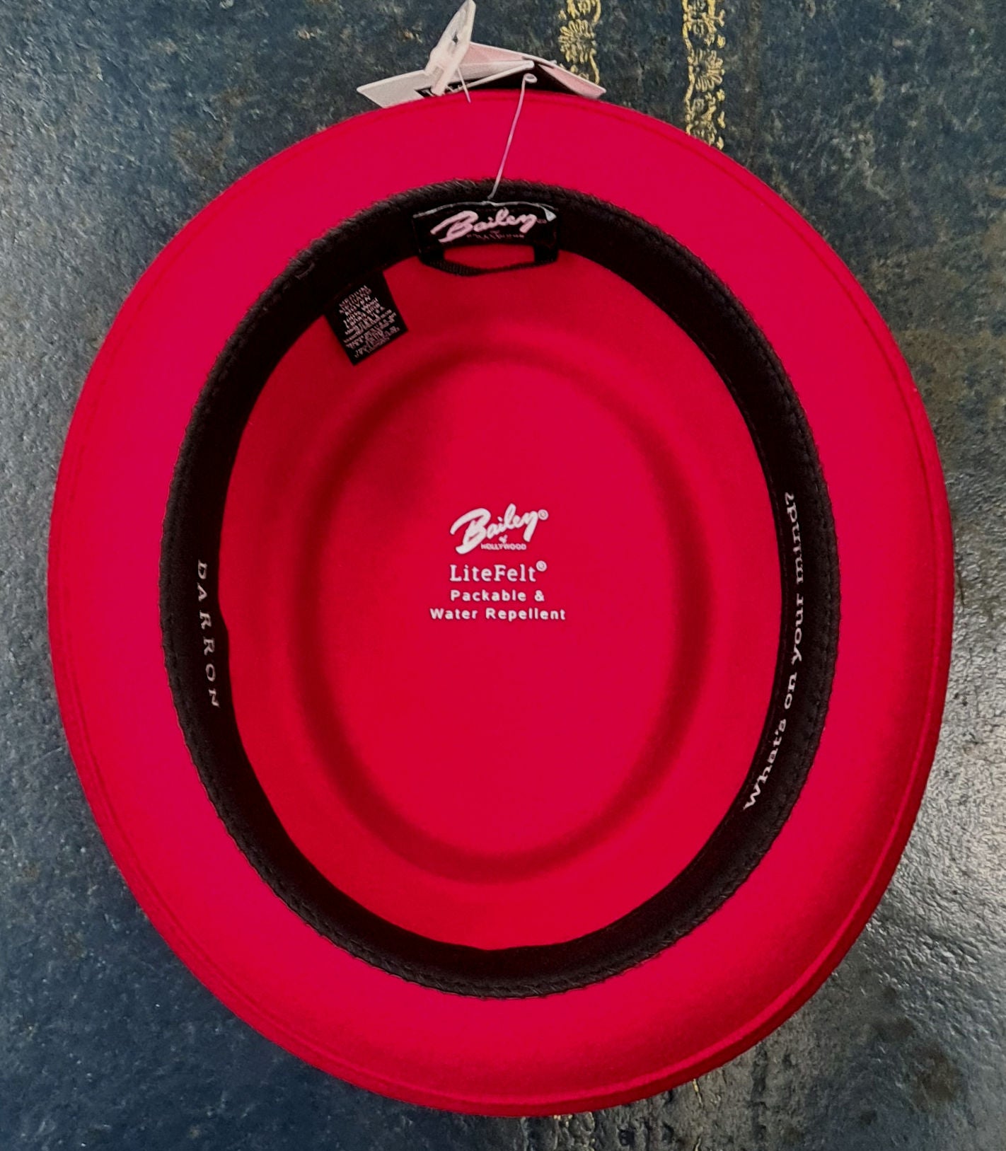 Bailey Darron Pork Pie - Red image 1