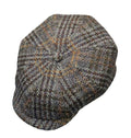CCC Ltd Rutland Urban Baker Boy Cap – Blue/Grey Check Harris Tweed image 0